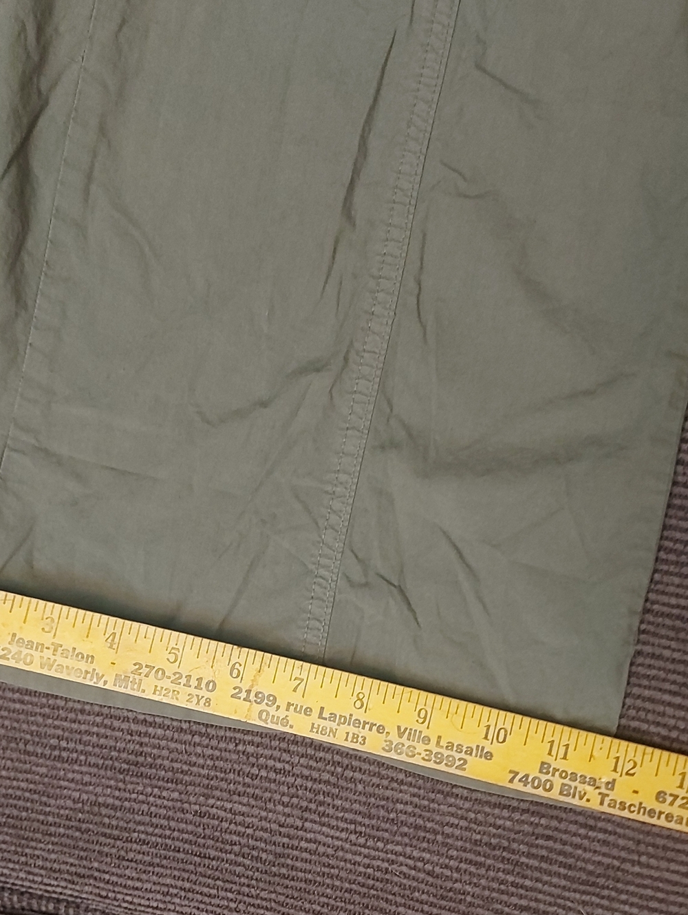 American Outfitters Olive Green Cargo Pants Wide Leg Utility S - Picture 11 of 11